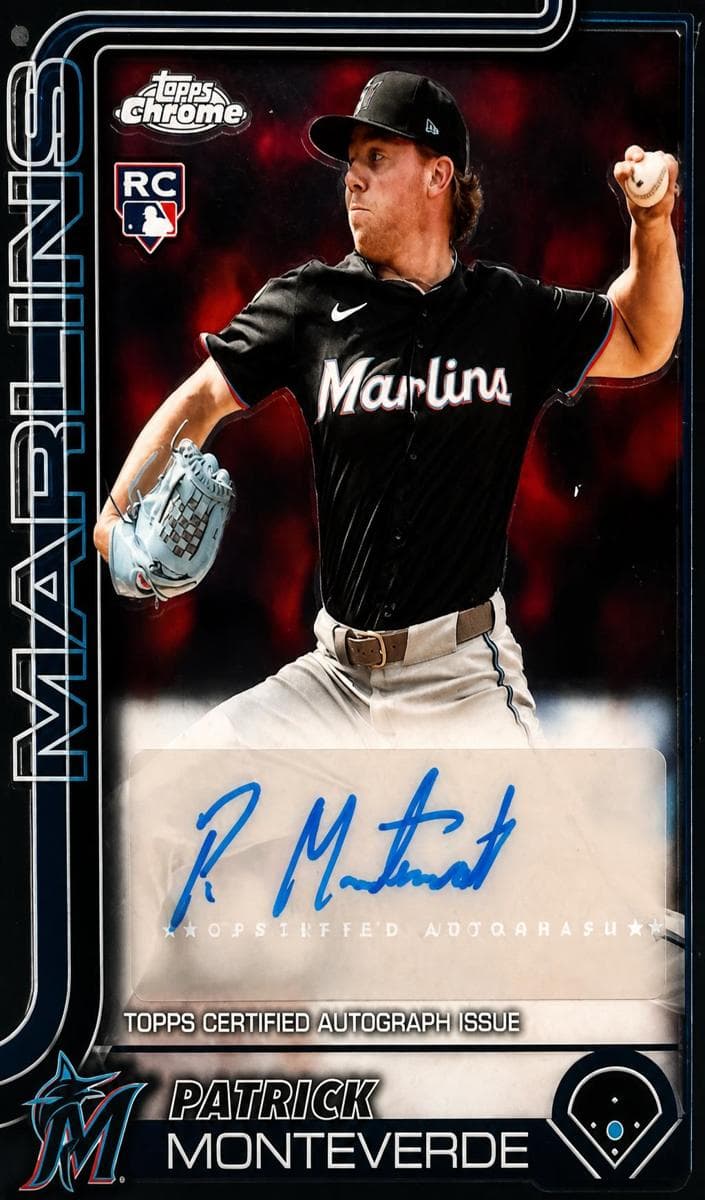 Patrick Monteverde 2025 topps Topps Chrome Update
