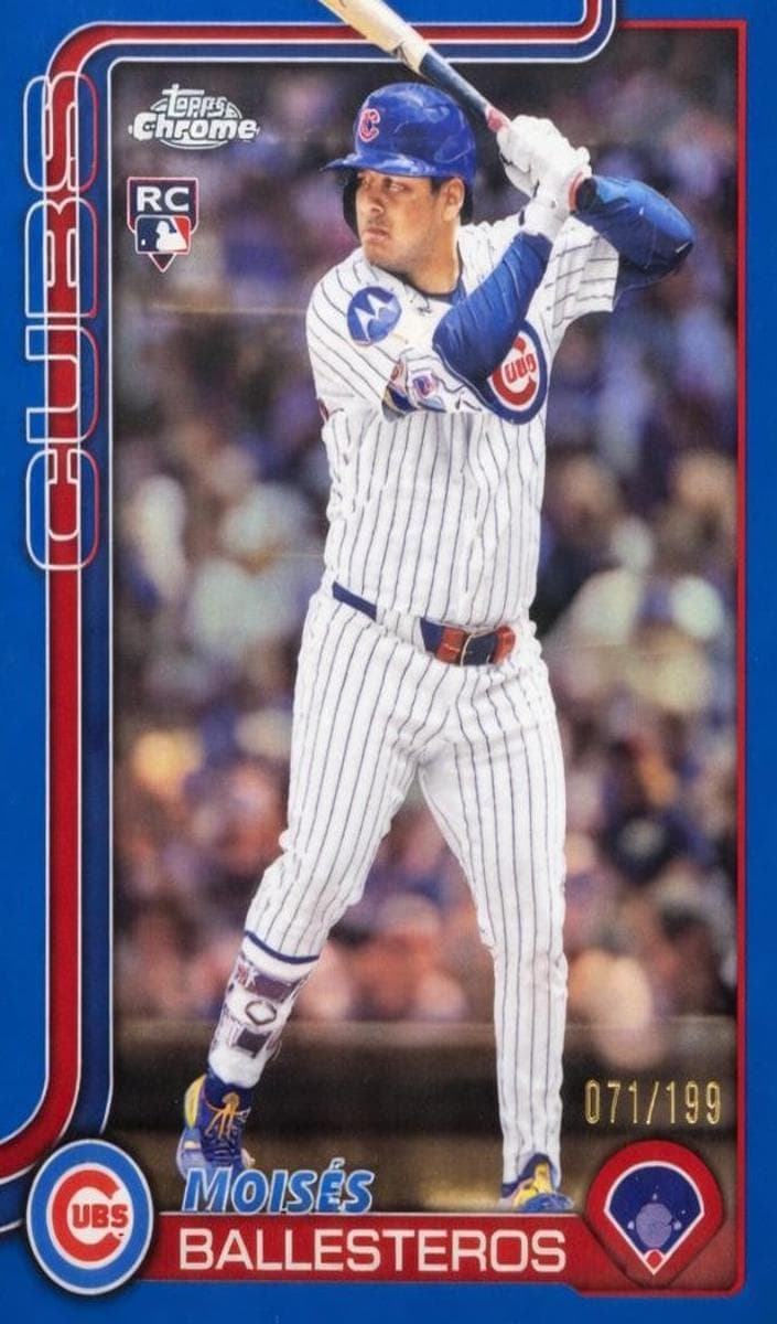 Moisés Ballesteros 2025 topps Topps Chrome Update