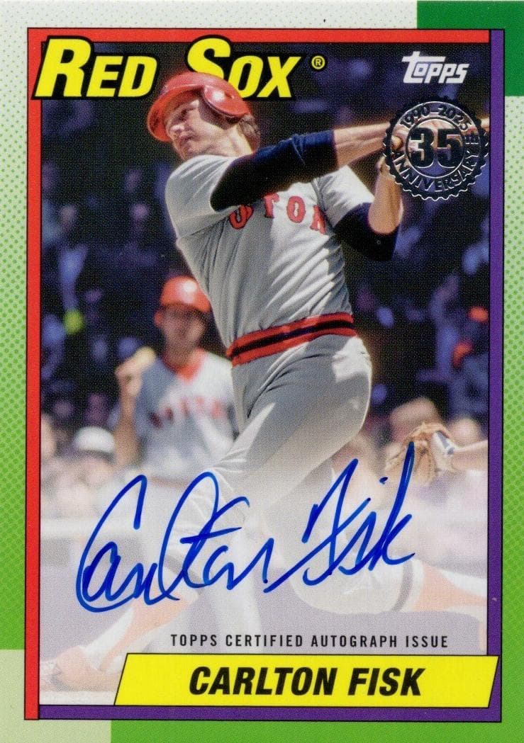 Carlton Fisk #90AU-CF