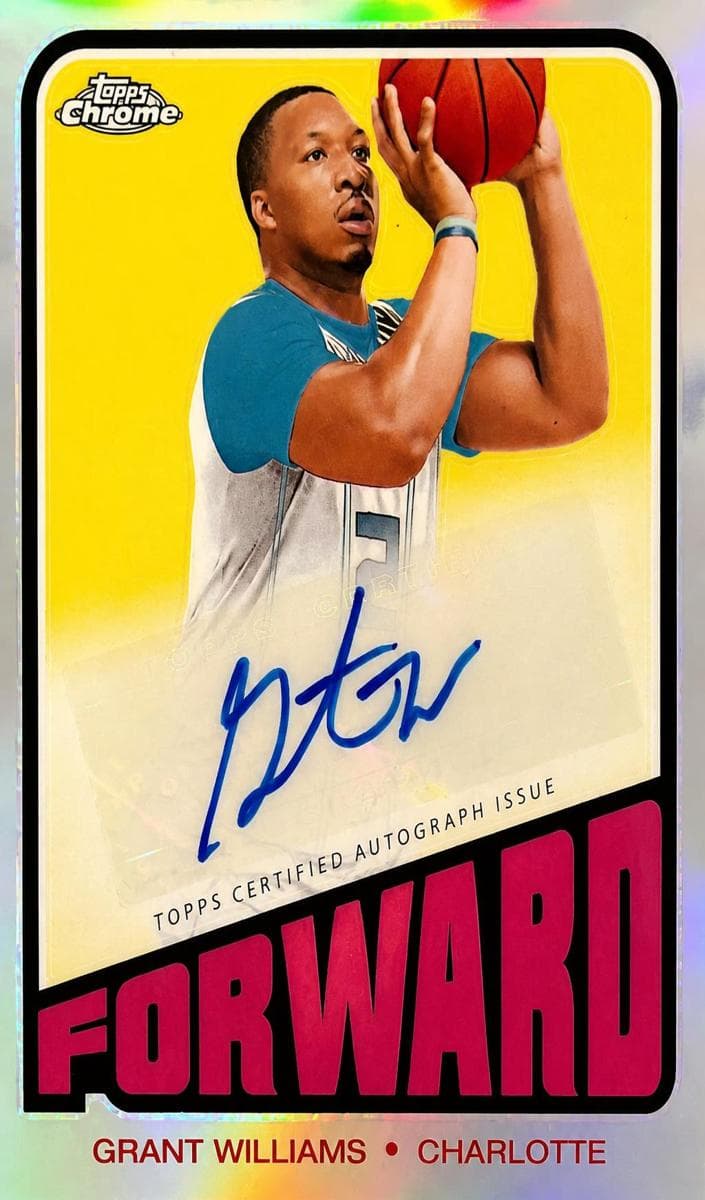 Grant Williams 2023 topps Topps Chrome