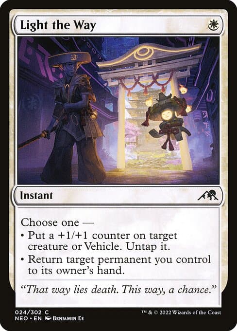 Light the Way 2022 Magic: The Gathering Kamigawa: Neon Dynasty