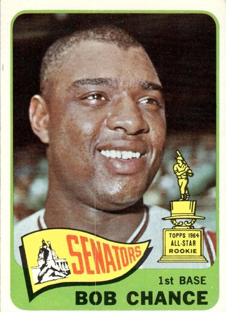Bob Chance 1965 topps Topps