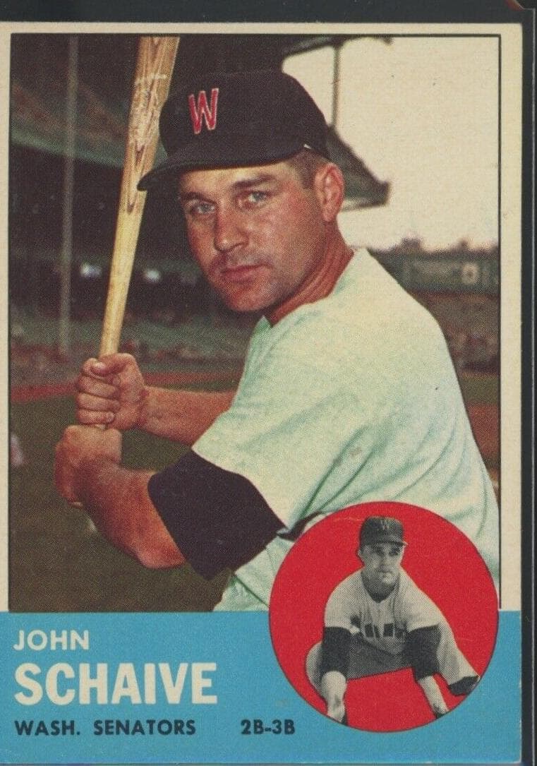 John Schaive 1963 topps Topps
