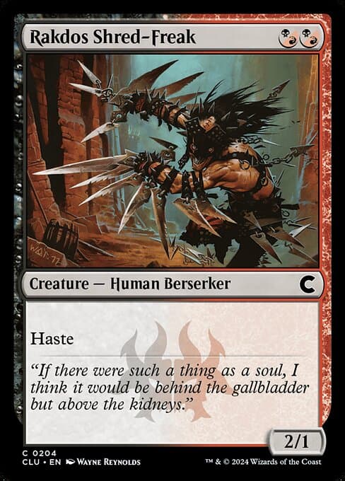 Rakdos Shred-Freak 2018 Magic: The Gathering Ultimate Masters