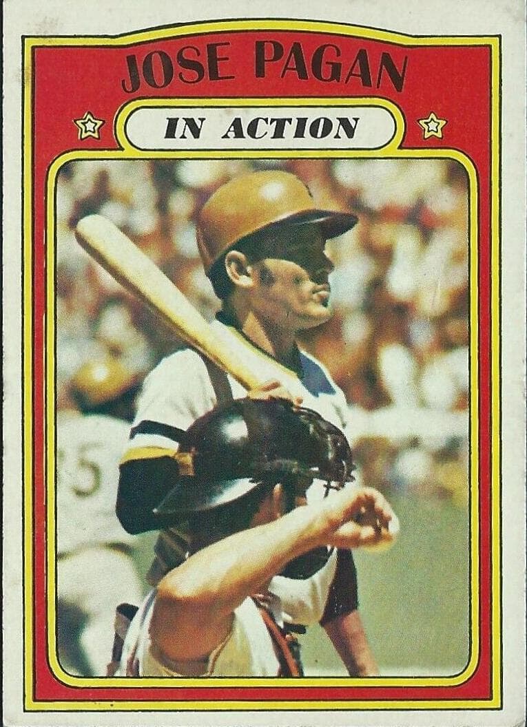 Jose Pagan 1972 topps Topps