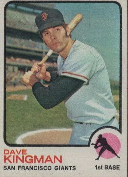 Dave Kingman 1973 topps Topps