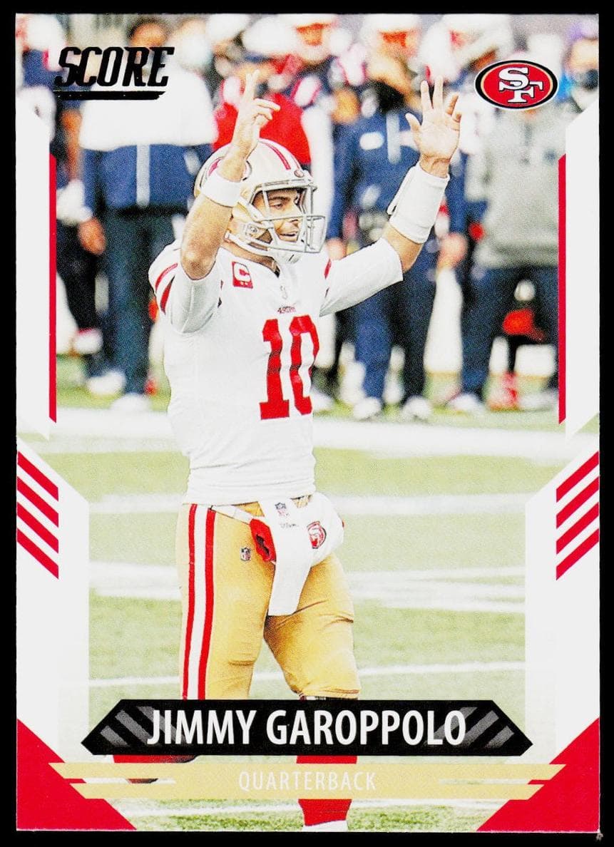Jimmy Garoppolo 2021 panini Score