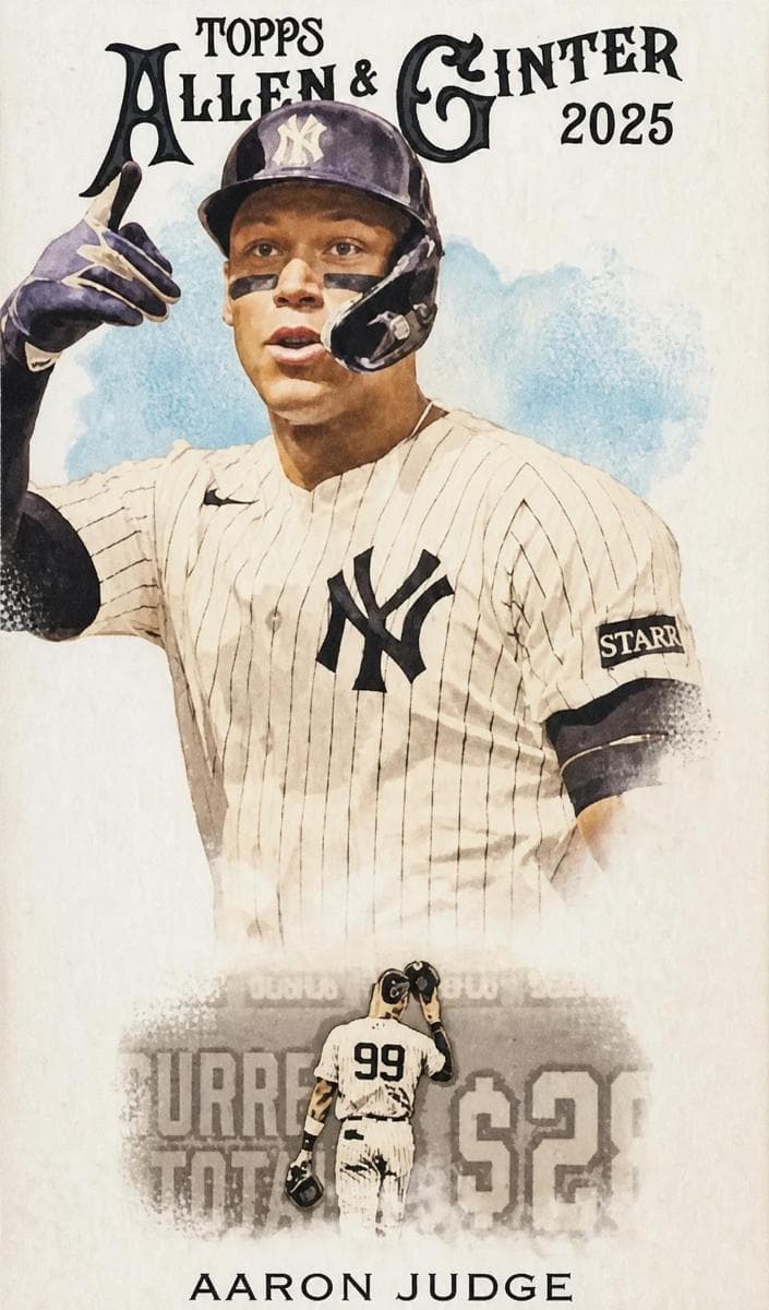 Aaron Judge 2025 topps Topps Allen & Ginter