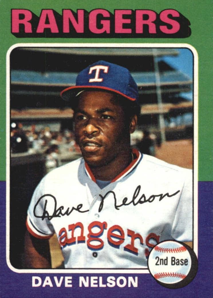 Dave Nelson 1975 topps