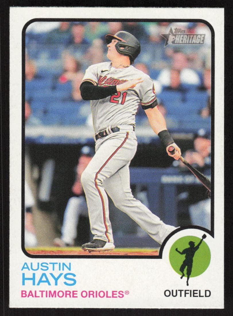 Austin Hays 2022 topps Topps Heritage