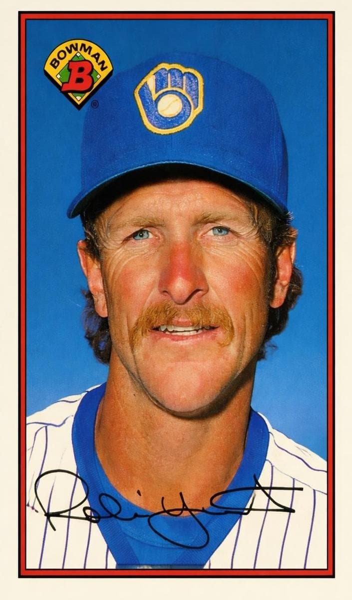 Robin Yount 1989 bowman Bowman
