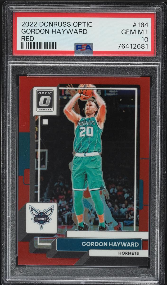 Gordon Hayward 2022 panini Donruss Optic