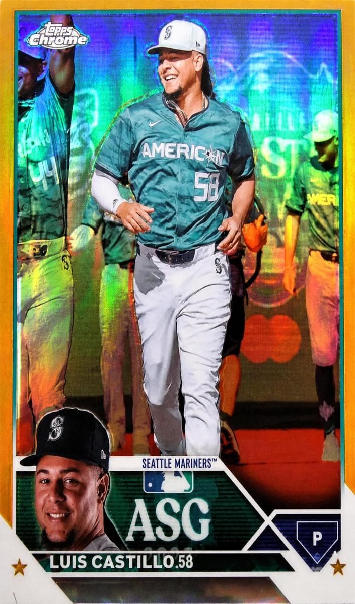 Luis Castillo 2023 topps Topps Chrome Update
