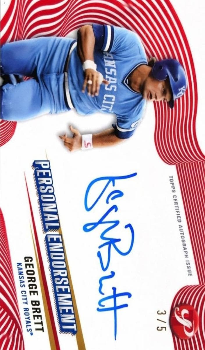 George Brett 2024 topps Topps Pristine
