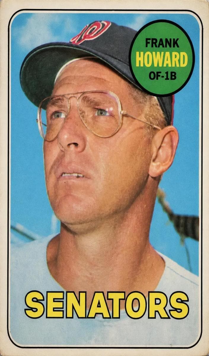 Frank Howard 1969 topps O-Pee-Chee