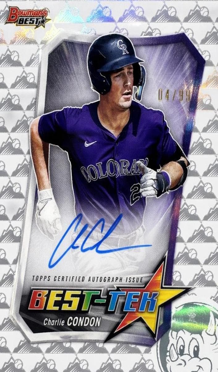Charlie Condon 2025 bowman Bowman Best
