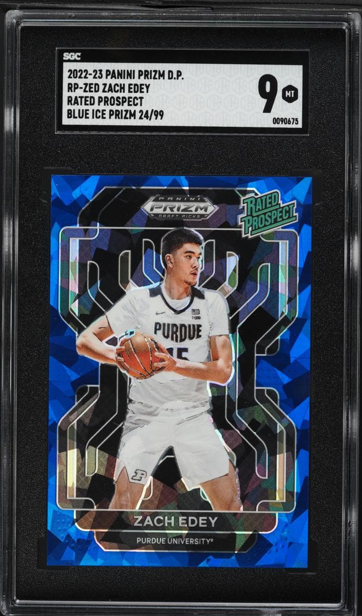 Zach Edey 2022 panini Panini Prizm Draft Picks