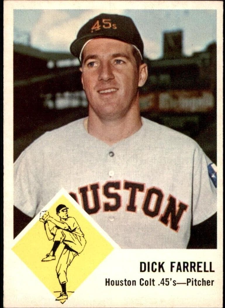Dick Farrell 1963 fleer Fleer