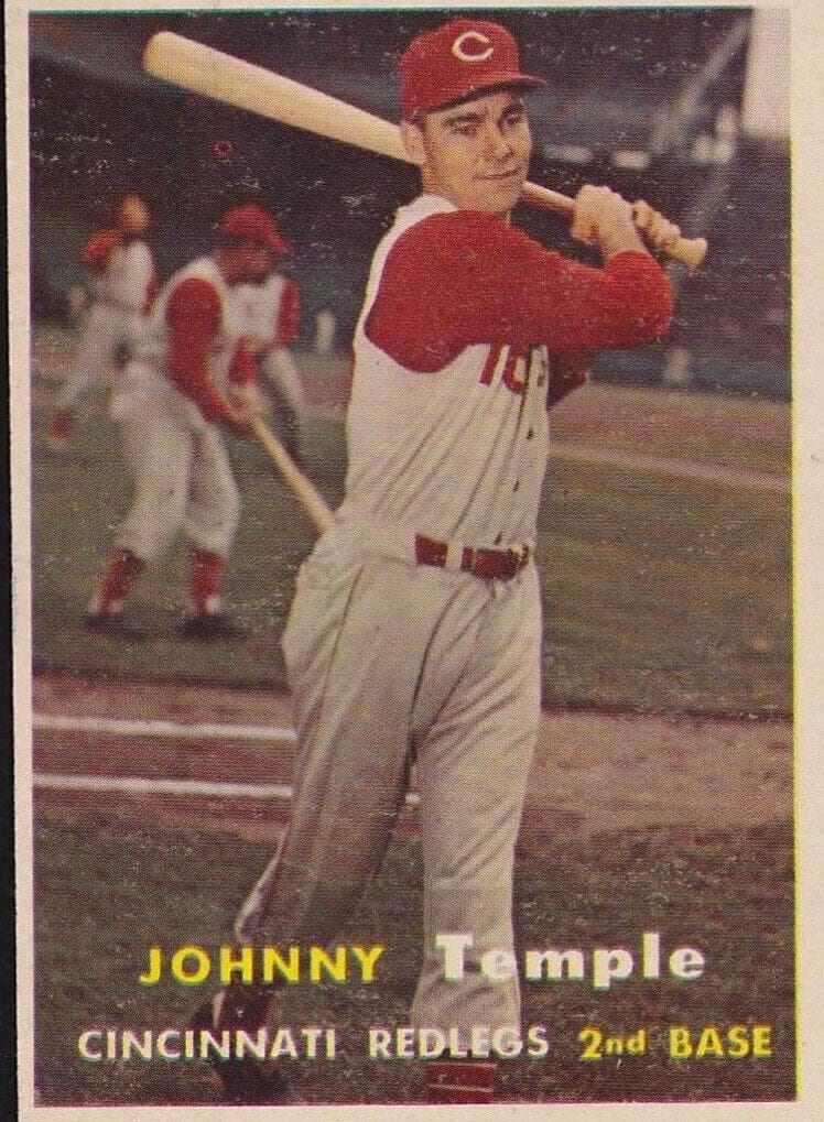 Johnny Temple 1957 topps Topps
