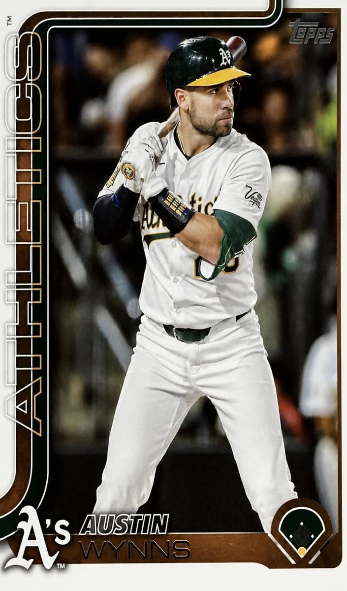 Austin Wynns trading card