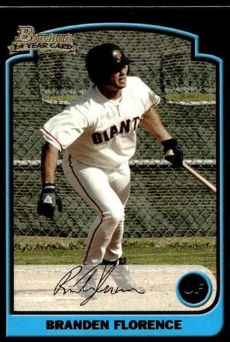 Branden Florence trading card