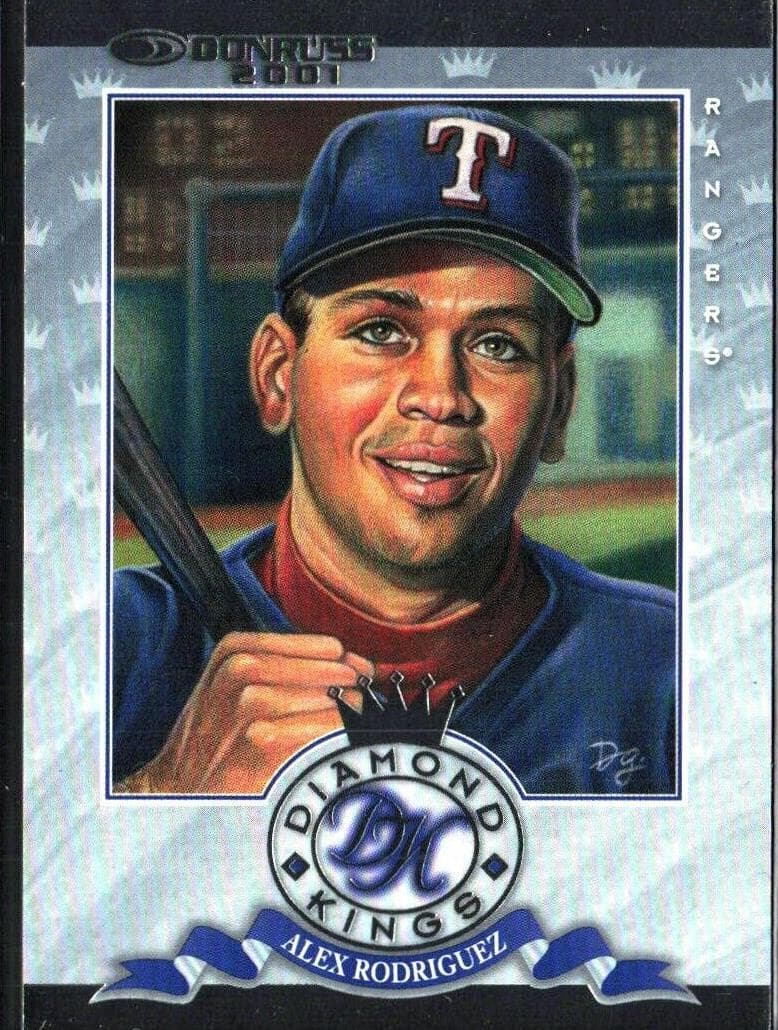 Alex Rodriguez 2001 panini Donruss