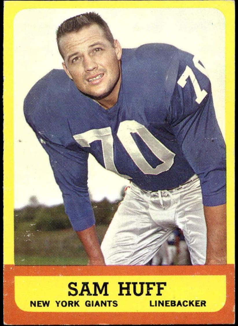 Sam Huff 1963 topps