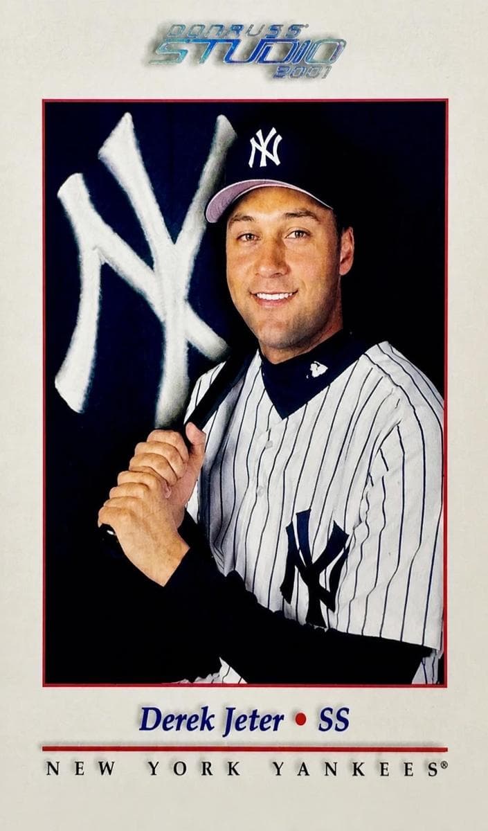 Derek Jeter 2001 panini Donruss Studio