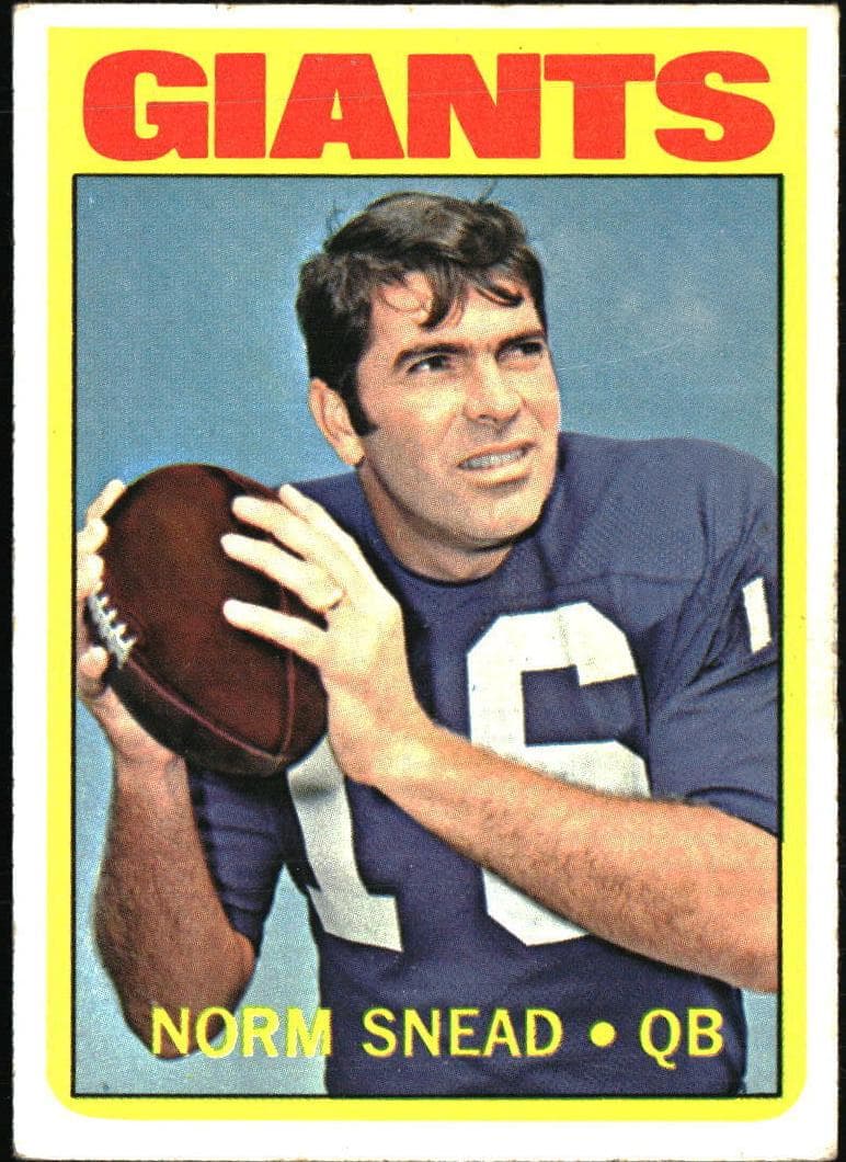 Norm Snead 1972 topps Topps