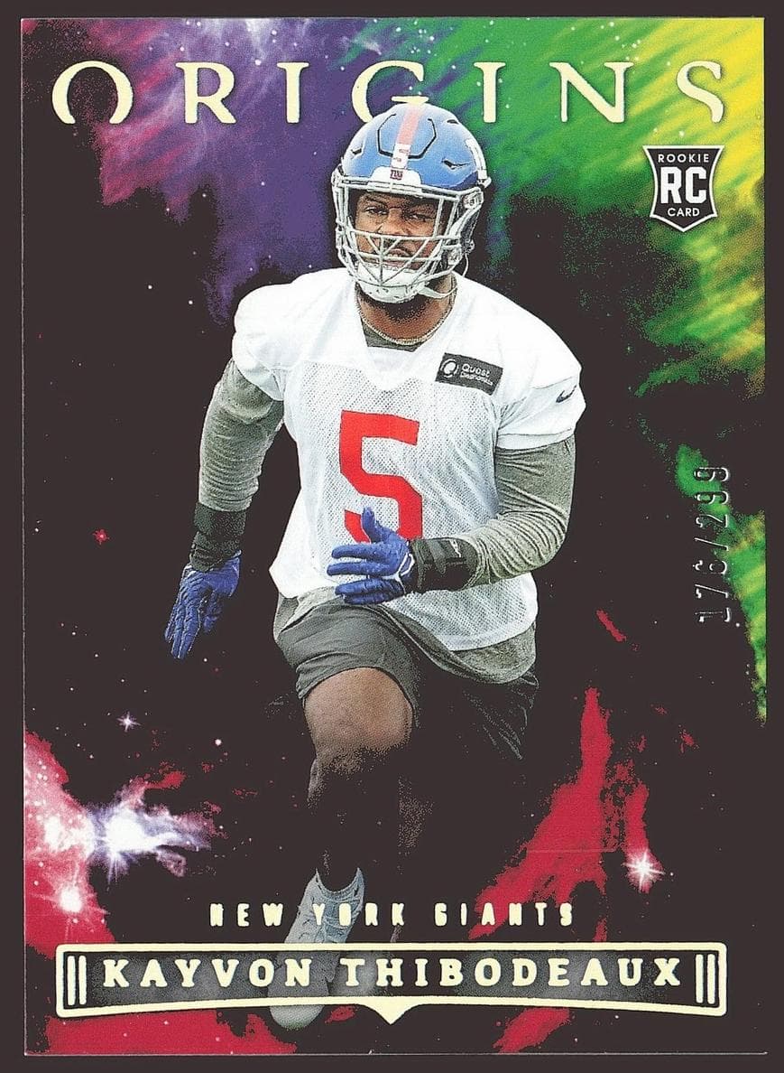 Kayvon Thibodeaux trading card