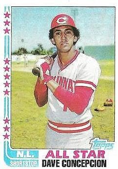 Dave Concepcion 1982 topps Topps