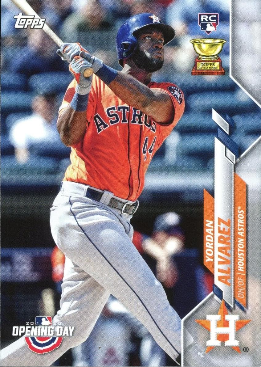Yordan Alvarez 2020 topps Topps Opening Day