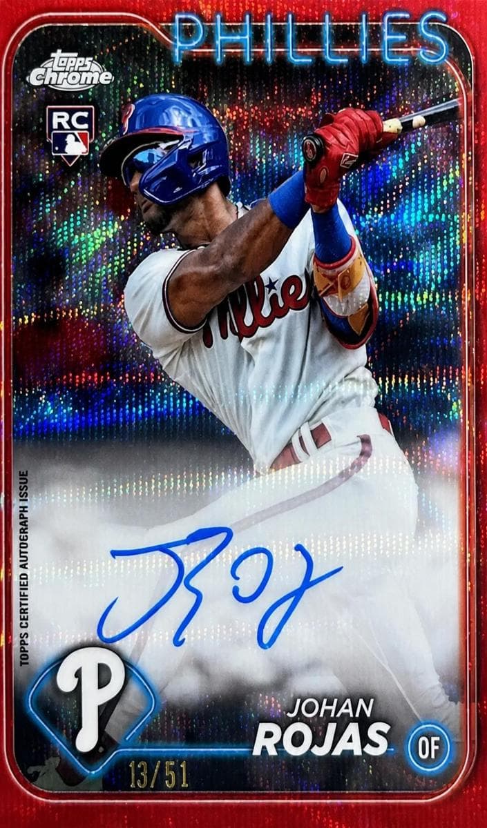 Johan Rojas 2024 topps Topps Chrome Update