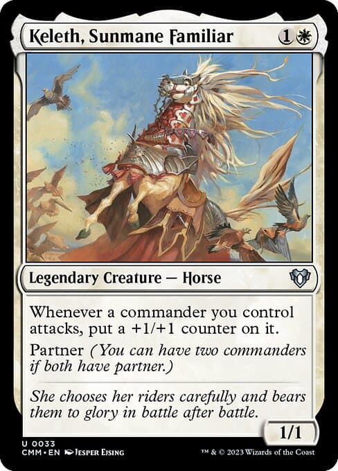 Keleth, Sunmane Familiar 2020 Magic: The Gathering Commander Legends