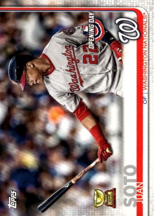 Juan Soto 2019 topps
