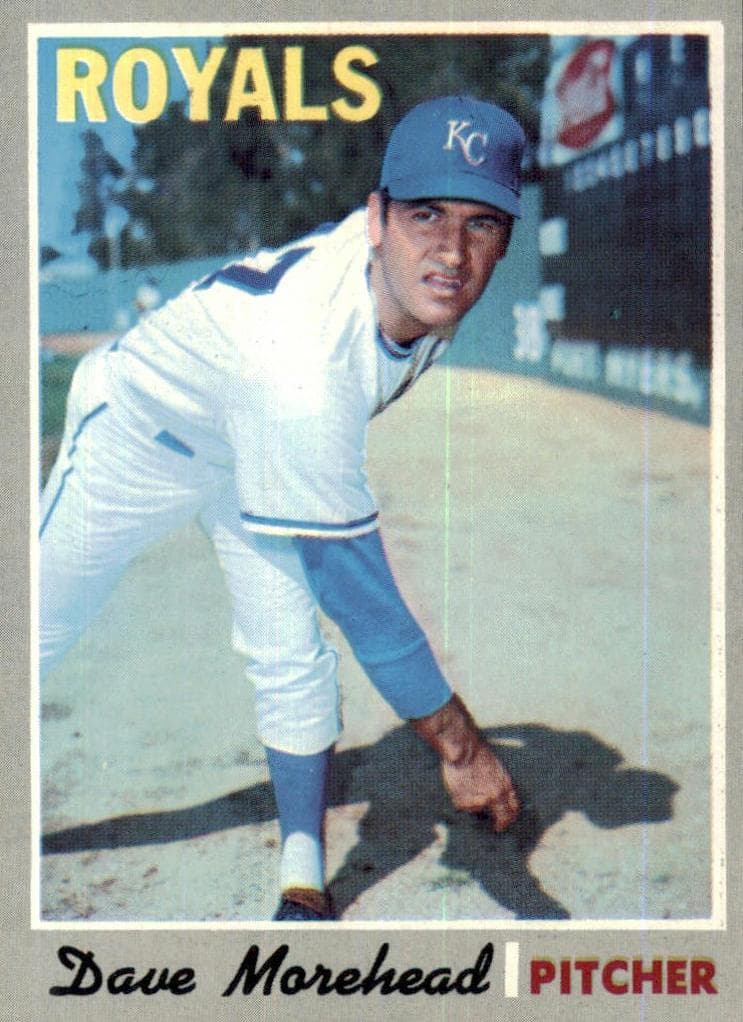 Dave Morehead 1970 topps Topps