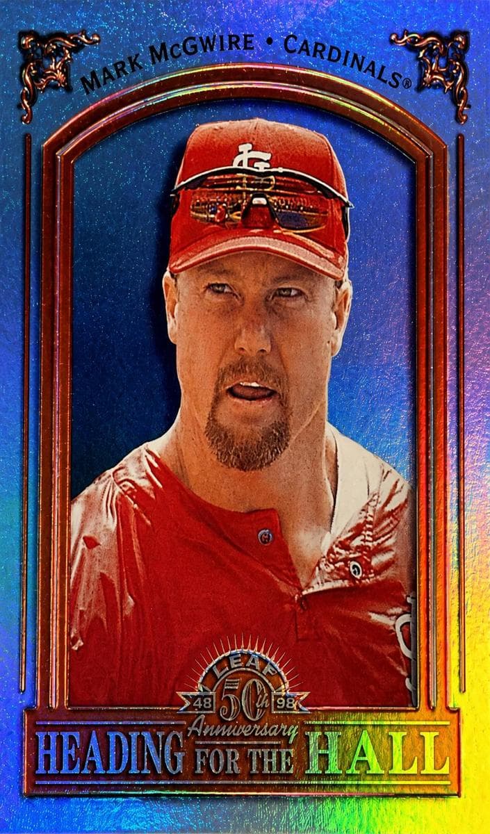 Mark McGwire 1998 leaf Leaf