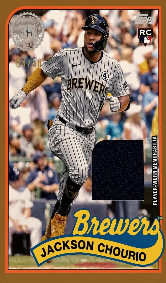 Jackson Chourio 2024 topps Topps Update