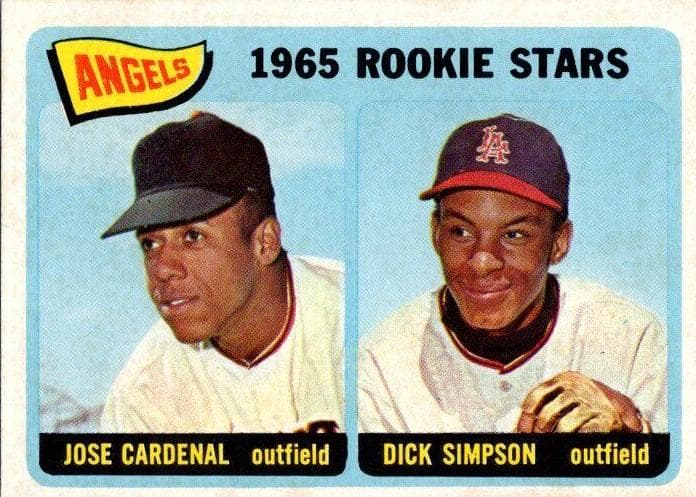 Angels 1965 Rookie Stars (Jose Cardenal / Dick Simpson) #374