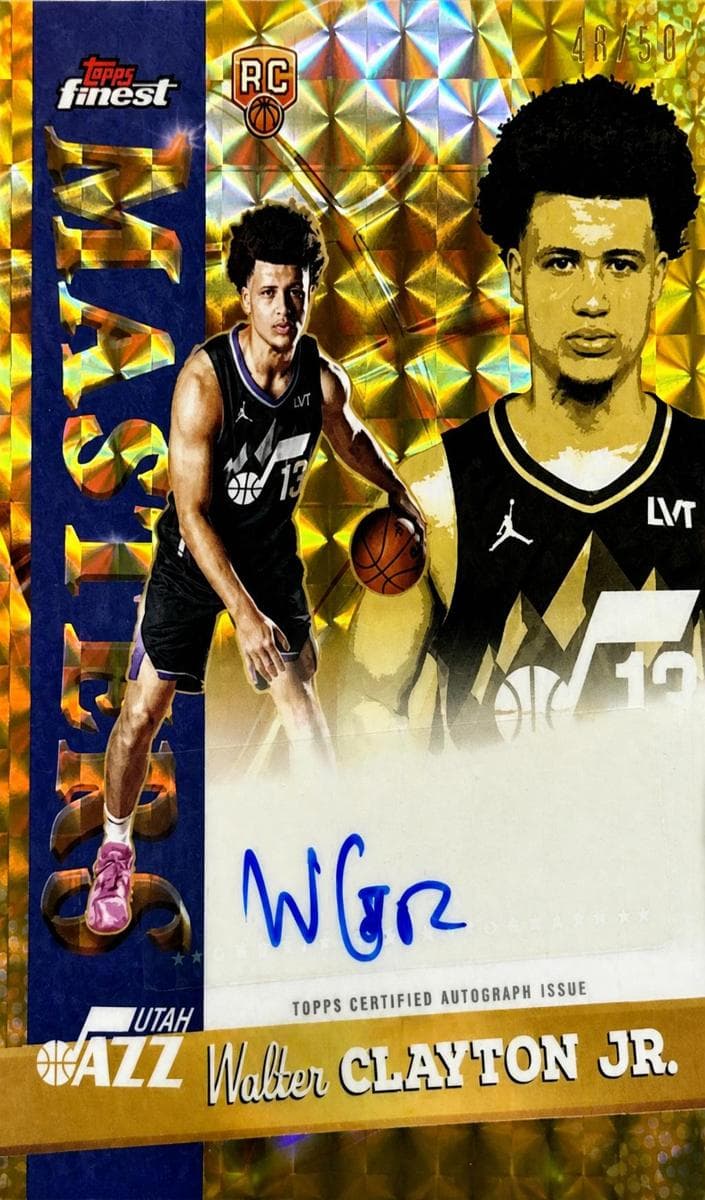 Walter Clayton Jr. 2025 topps Topps Finest