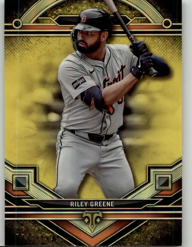 Riley Greene 2024 topps Topps Triple Threads