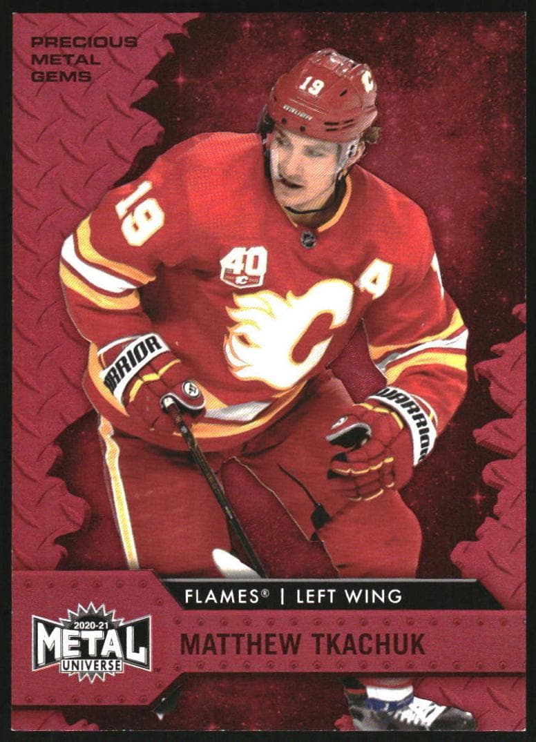 Matthew Tkachuk 2020 fleer SkyBox Metal Universe