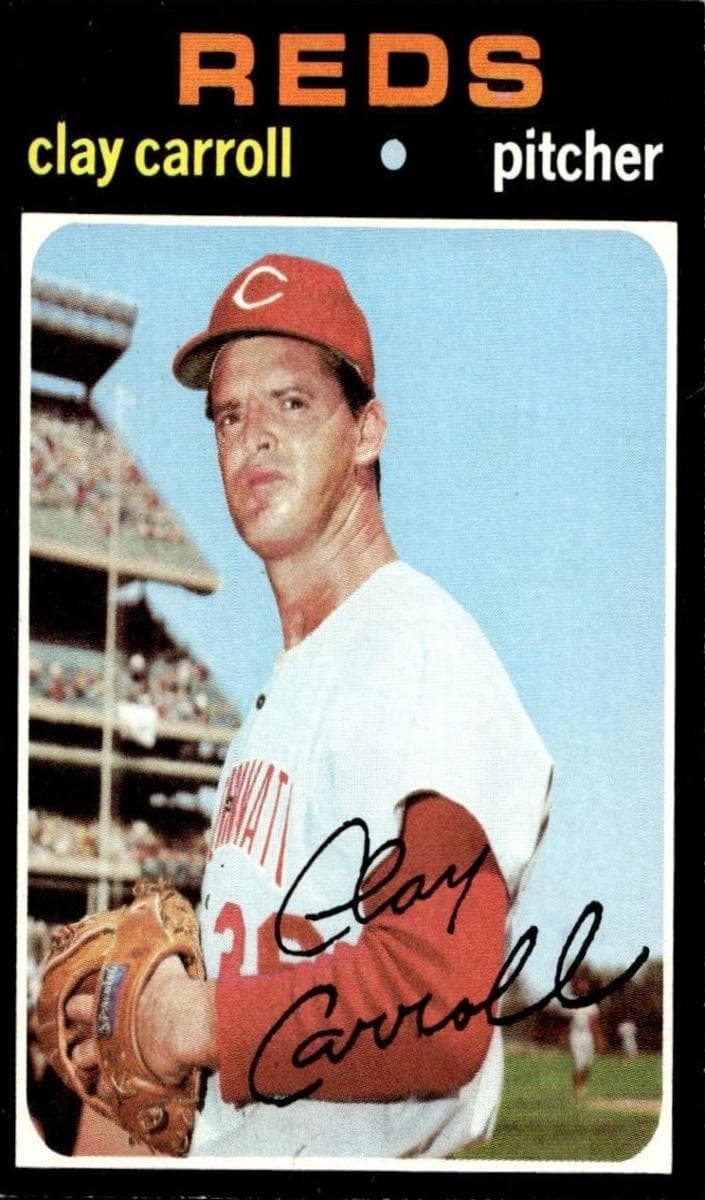 Clay Carroll 1971 topps Topps