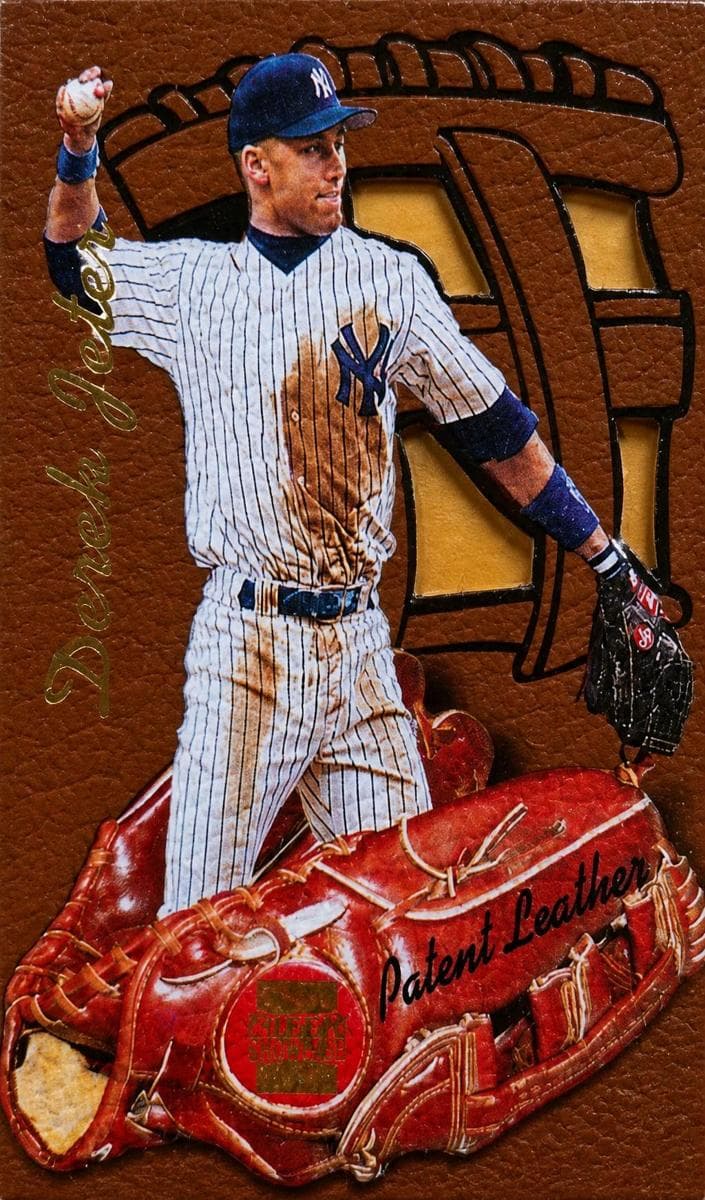 Derek Jeter 1997 topps Stadium Club Patent Leather
