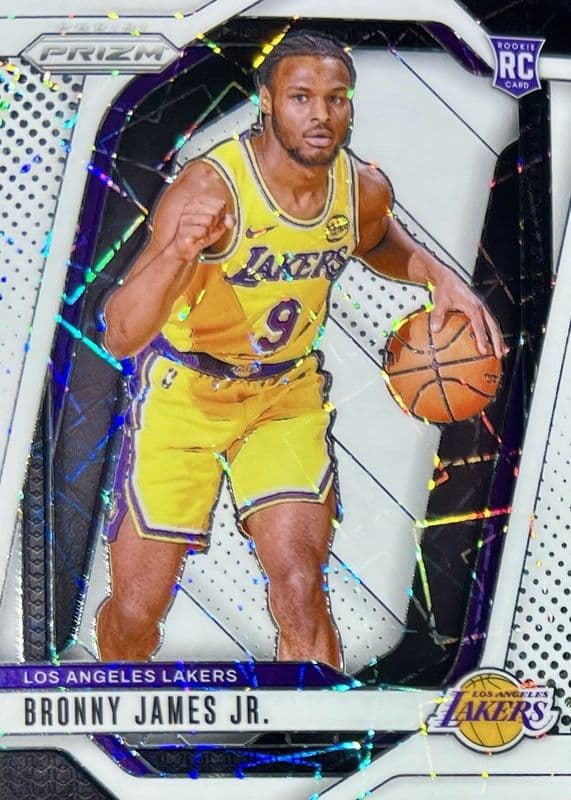 Bronny James Jr. trading card