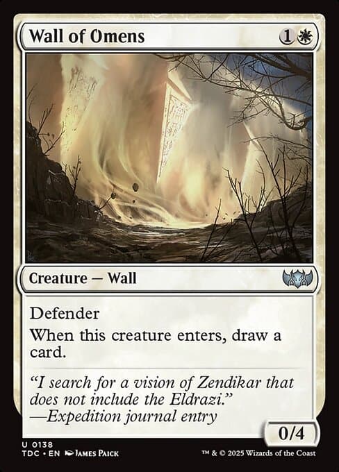 Wall of Omens 2022 Magic: The Gathering Double Masters 2022
