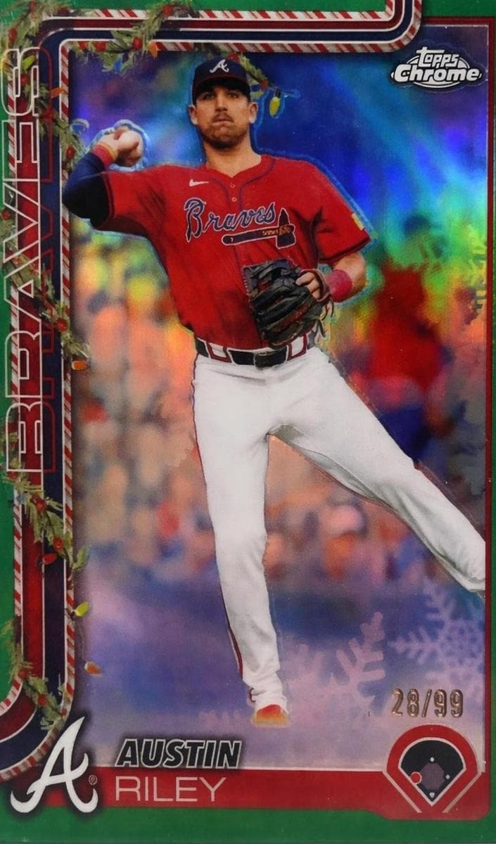 Austin Riley 2025 topps Holiday
