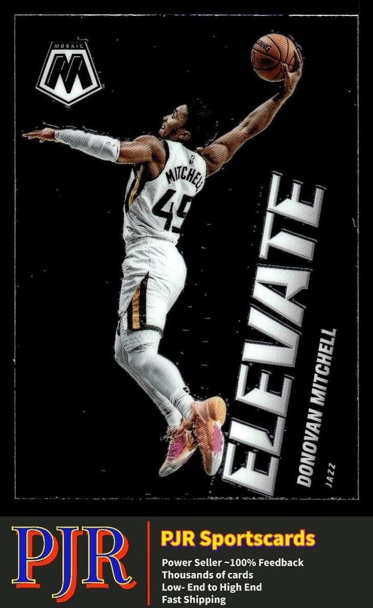 Donovan Mitchell 2020 panini Panini Mosaic