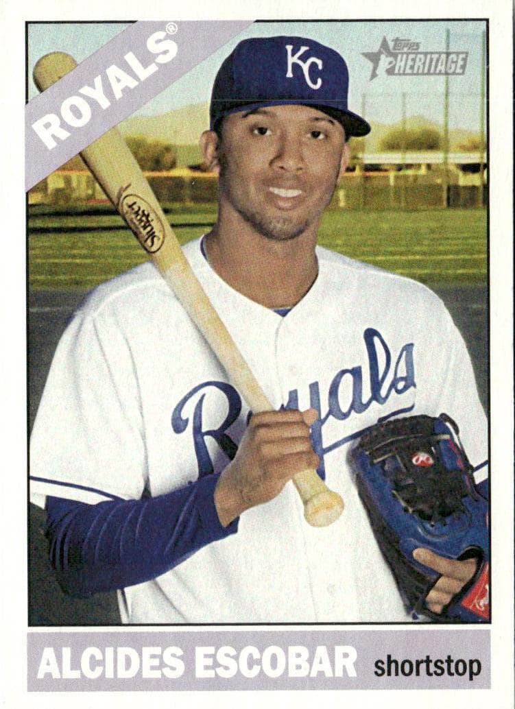 Alcides Escobar 2015 topps Topps Heritage