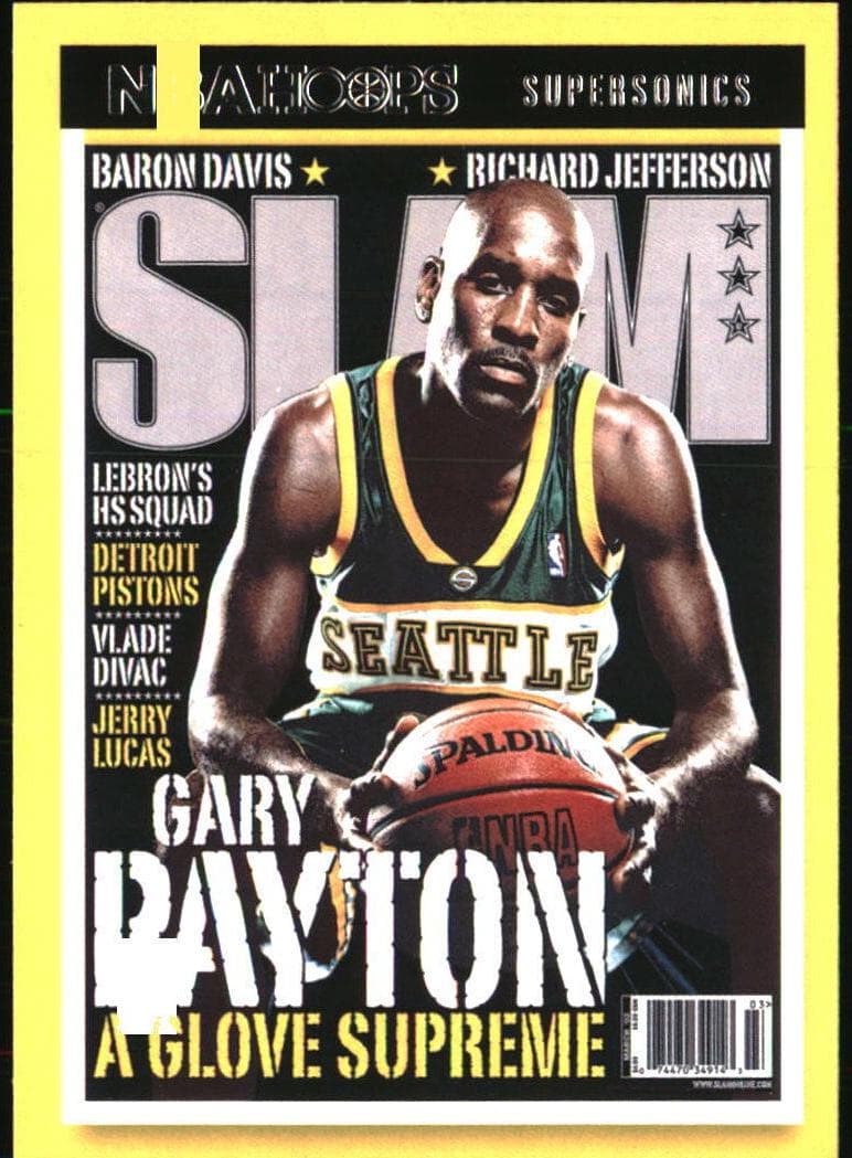 Gary Payton 2021 panini Hoops